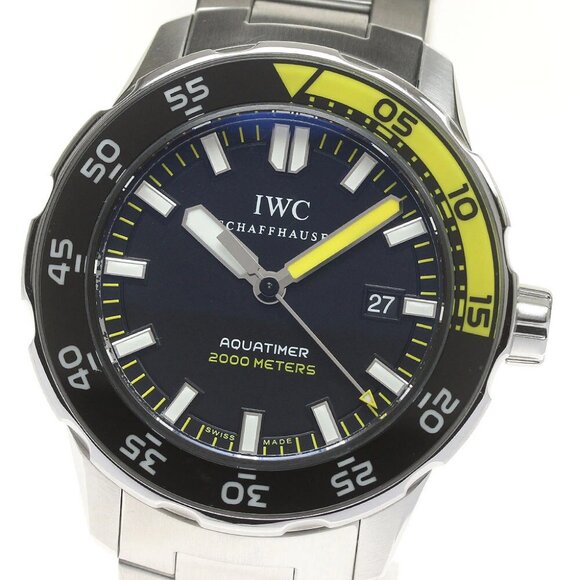 IWC SCHAFFHAUSEN Aqua timer IW356808 Automatic 2000 black Dial AT Men's_821048 - Picture 1 of 6